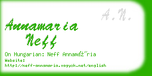 annamaria neff business card